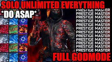 *NEW* SOLO GODMODE UNLIMITED ALL GLITCH! ANY PRESTIGE/XP/CAMOS! BO7 GLITCHES! BO7 ZOMBIES GLITCH!