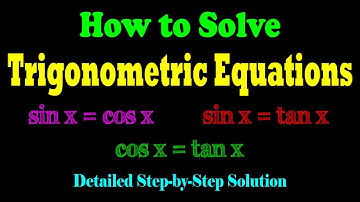Trigonometric Equations - Practice Problems Part-2  -  Step-by-Step Solution | Trigonometry