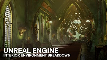 The Stellarian Hall - Maya/UE5 Interior Environment Beauty Render & Breakdown