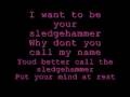 Peter Gabriel - Sledgehammer lyrics