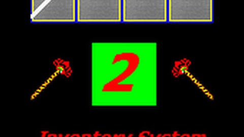 How to make an inventory system in game maker studio part 2