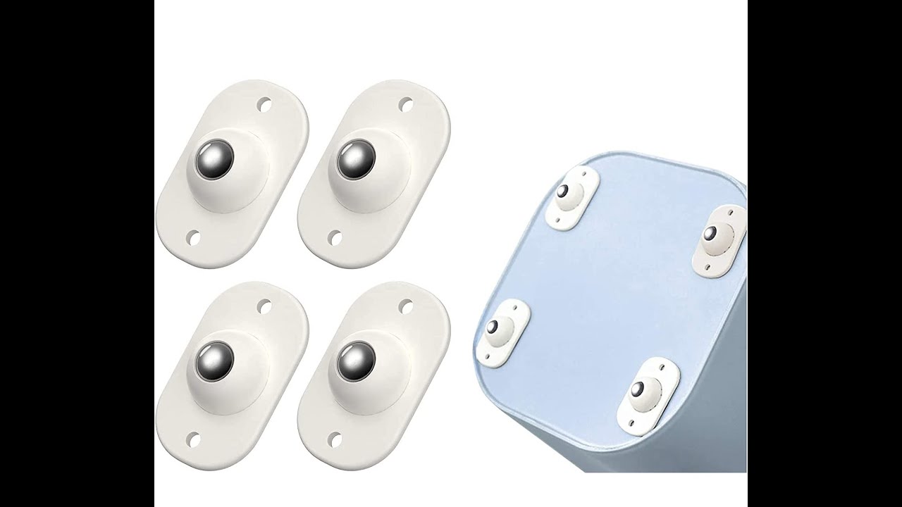 HOME CUBE Self Adhesive Mini Swivel Casters Wheels Swivel Caster Wheels