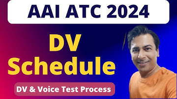 AAI ATC DV List Released: DV Process & Important Instructions | ATC Application Verification Form |