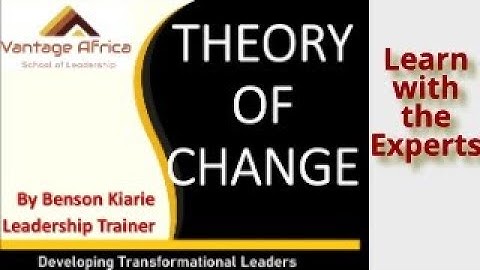 Theory of Change- What it is and how to develop one for your project