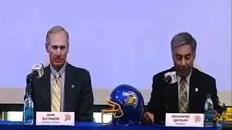 SJSU Presser For New Athletic Director Gene Bleyma...