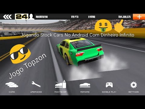 Jogando Stock Cars No Android Com Dinheiro Infinito 