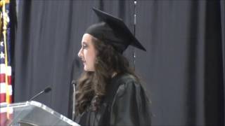 Jacqueline Grace Tobin's Graduation Address GSSM May 28, 2016