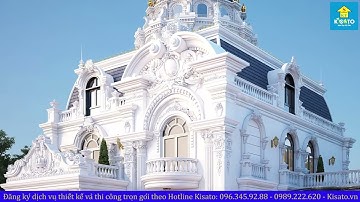 Siêu Phẩm Lâu Đài Tân Cổ Điển Đẹp Vạn Người Mê Xây Thô 1,7 TỶ Tại Huyện An Lão TP Hải Phòng