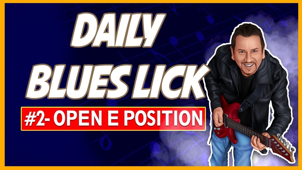 Open Position E Blues Lick - Daily Blues Licks #2 - YouTube