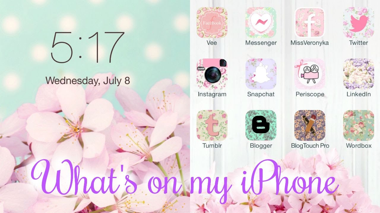 Whats On My IPhone 2015 Shabby Chic Theme Whats On My IPhone 2015 Shabby Chic Theme