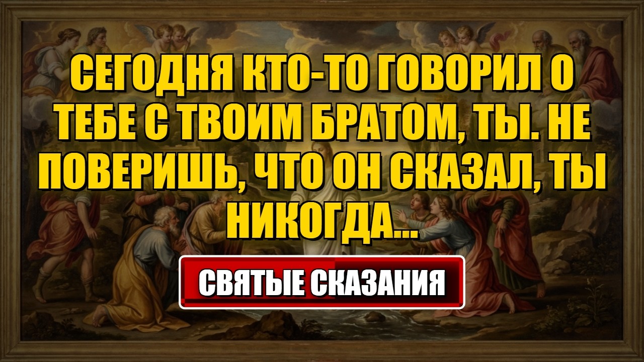 Сегодняшнее послание Бога Сегодня кто-то говорил о тебе с твоим братом...#Бог #Послание Бога