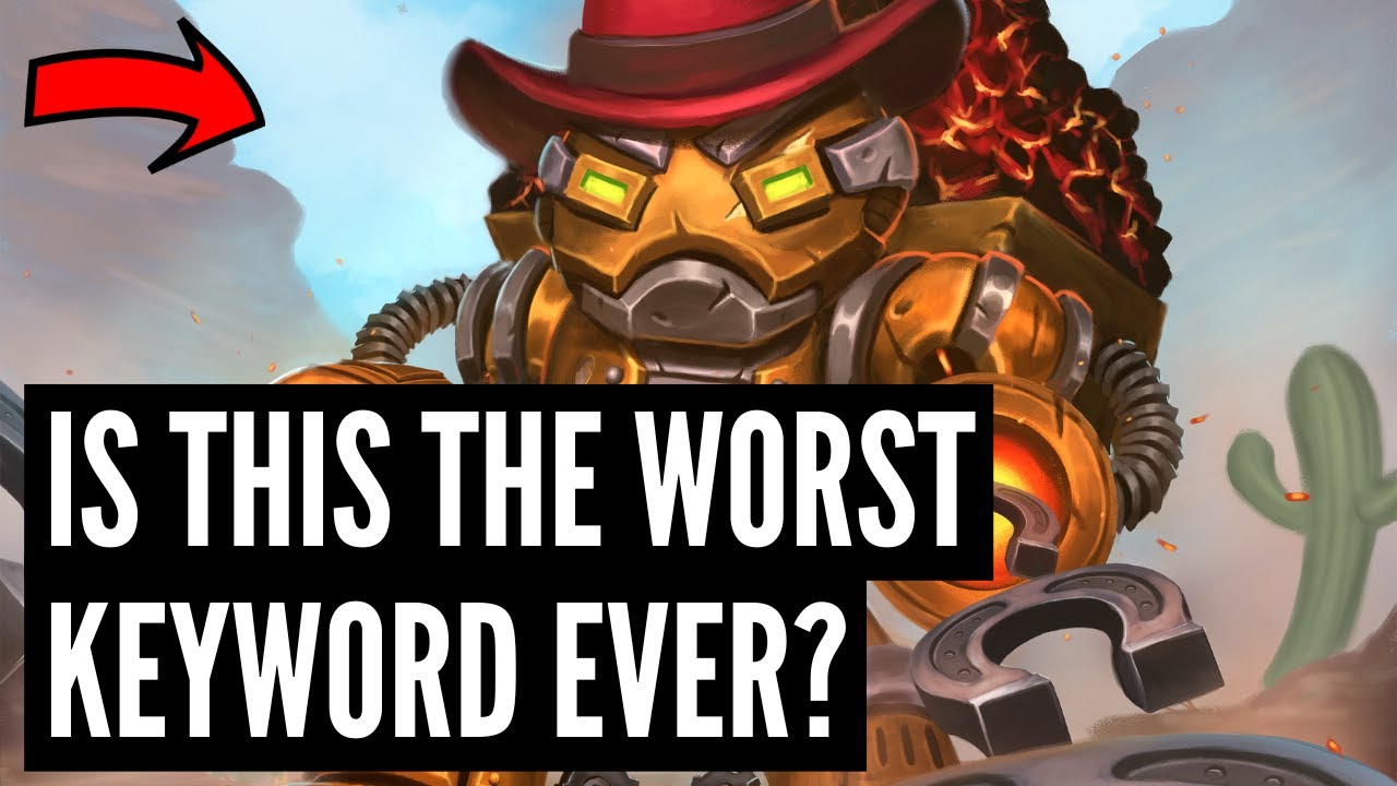Is this the worst Hearthstone keyword ever? YouTube