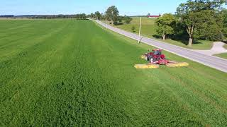 Marklane Farms cutting haylage