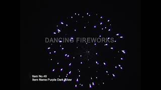 D -A0175 Display Shell Purple Dark Silver Peony #fireworks