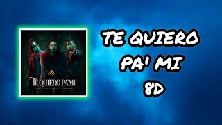 (Audio 8D) 🎧 Te Quiero Pa' Mi - Don Omar, Zion y Lennox (Audio Club)
