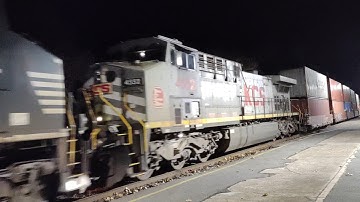 NS 275 with KCS 4552 Grey Ghost trailing in Charlottesville Virginia