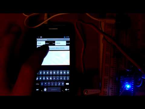 Android audio to TTL serial with arduino