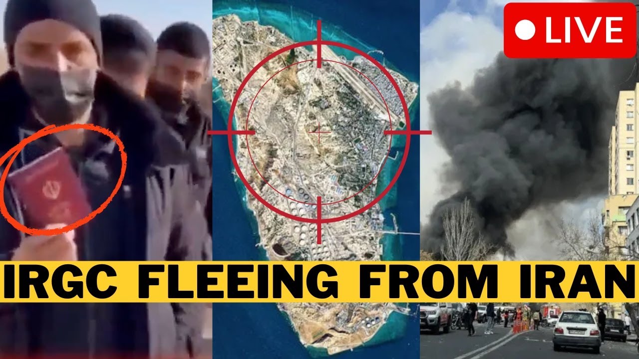 🚨 LIVE: Trump Plans To OCCUPY Iran's Kharg Island - IRGC Fleeing Via Afghan Border