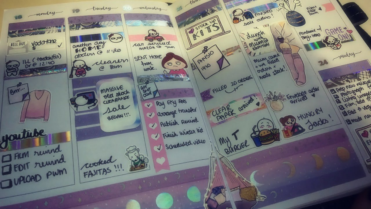 Rewind Plan With Me | Blackbird Print Co