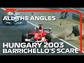 Big Scare For Barrichello | All The Angles | 2003 Hungarian Grand Prix