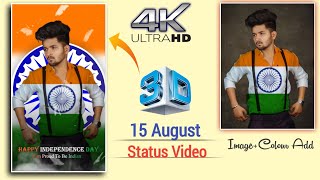 15 August Video Kaise Banaye | How To Make New Trending Independence Day Status Video screenshot 5