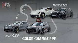 Two Cars, One Vision - Purosangue &amp; RS6 in Nardo Grey | Color PPF