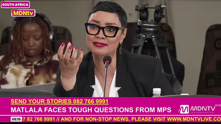 Dereleen James Turns Up the Heat on “Cat” Matlala in Explosive Ad Hoc Committee Session