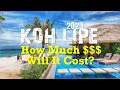 Koh lipe  how much would it cost to vacay here