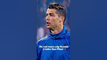 Thumbnail of The real reason why Ronaldo is better than messi 🔥🥶 #shorts #viral #messi #ronaldo #football