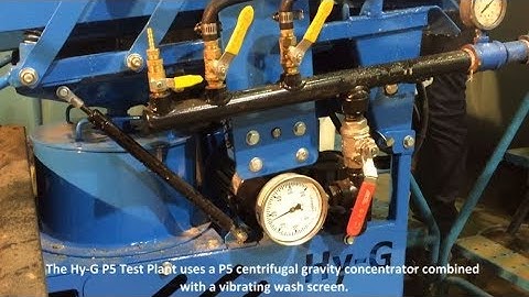 Hy-G P5 Concentrator Test Plant | Mineral Processing Equipment