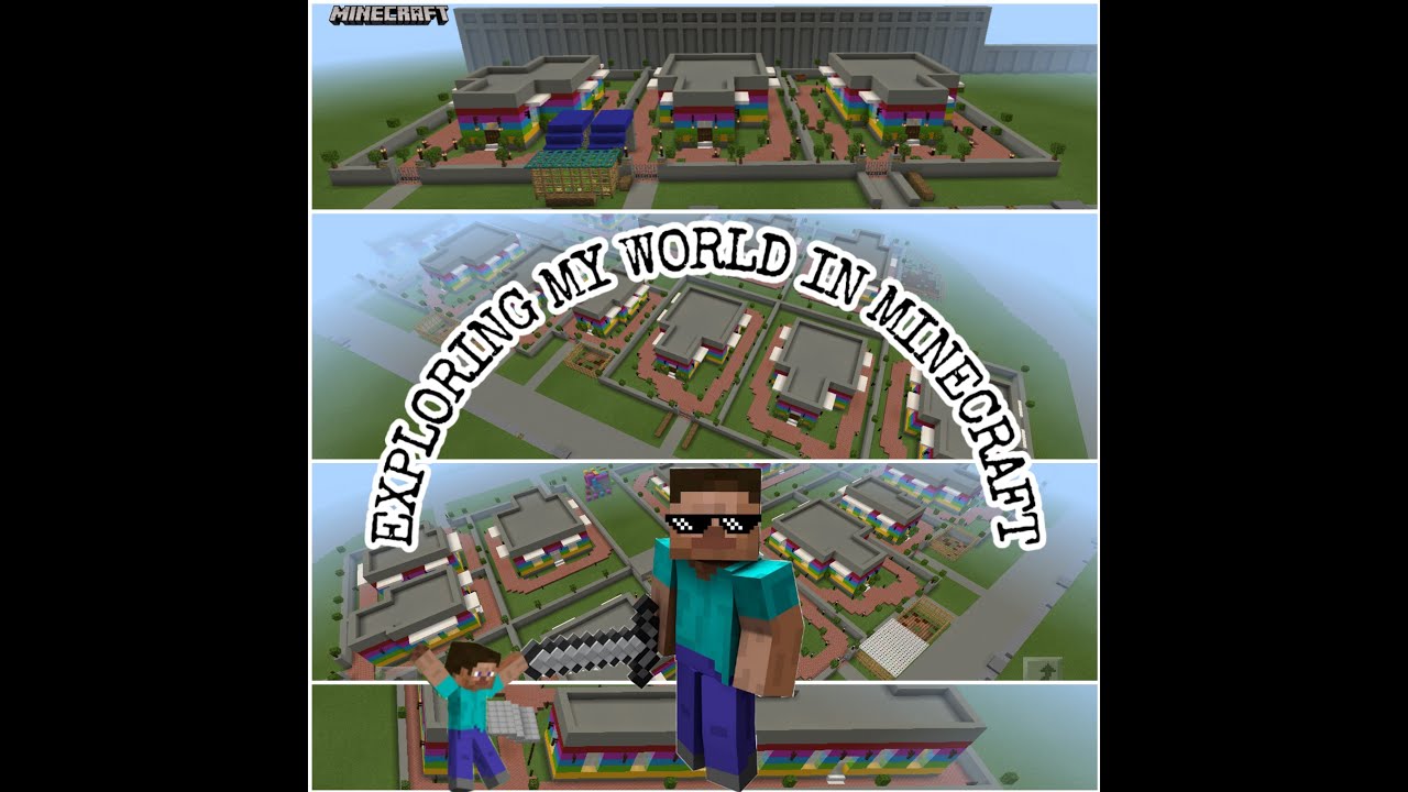 EXPLORING MY WORLD IN MINECRAFT | MINECRAFT | EVAN Productions - YouTube