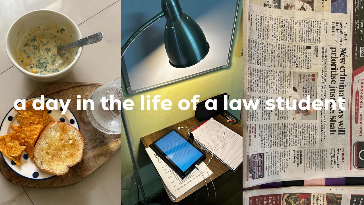 a day in the life of a law student | 📚 - YouTube