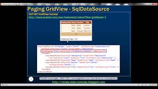 50 Implement paging in an asp net gridview that uses sqldatasource   Part 50