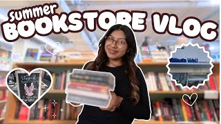 INDEPENDENT BOOKSTORE SHOPPING VLOG ☀️📚 Summer Bookstore Vlog 