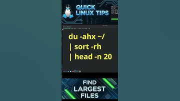 Quick Linux Tips - Find The Largest Files