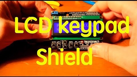 Sainsmart LCD keypad Arduino shield review