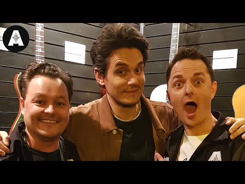 JOHN MAYER - We finally met him! NAMM 2019