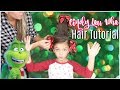 CINDY LOU WHO HAIR TUTORIAL | GRINCH CRAZY HAIR DAY FUN!