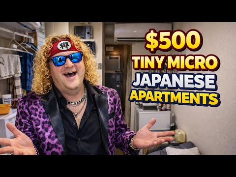 $500 and under- Four Tokyo micro apartments -  [ React Vid ]