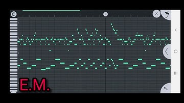 Ed Sheeran - Perfect ( Remake - FL Studio Mobile__Piano Cover_By: E.M. )