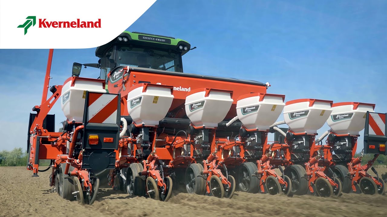 Kverneland Optima V: Pneumatische Präzisionsdrillmaschine mit variablem Rahmenkonzept (DE)