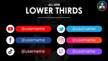 Clean Lower Thirds | DaVinci Resolve Tutorial | Easy Tutorial