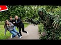Crazy Bushman Scared a Police Officer So Badly!! {Her Reaction Shocked everyone}
