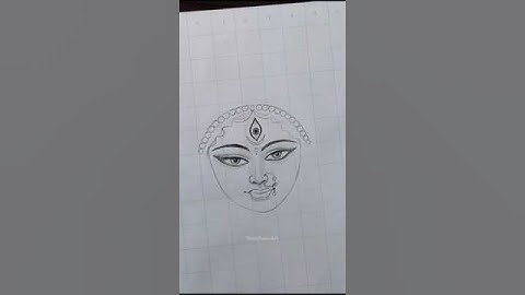 Maa Durga Drawing #drawing  #durgamaa #maadurga #shorts  #art #durgapuja  #painting