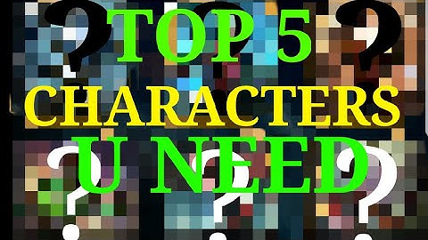 TOP 5 CHARACTERS YOU NEED ON YOUR TEAM! Injustice 2 mobile