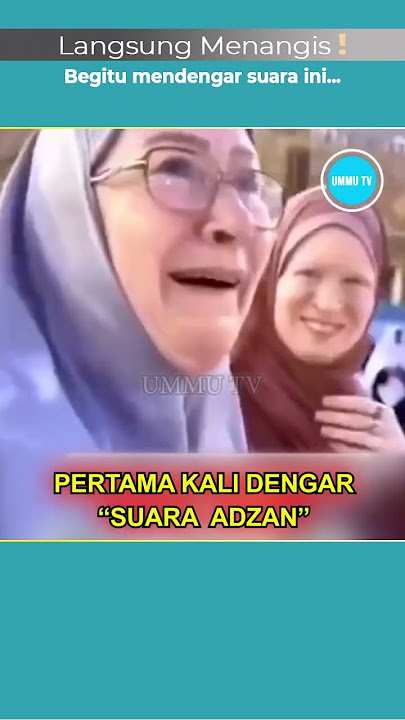 The First Time She Heard the Adhan in Front of the Kaaba, This Woman Immediately Cried! #feedshort
