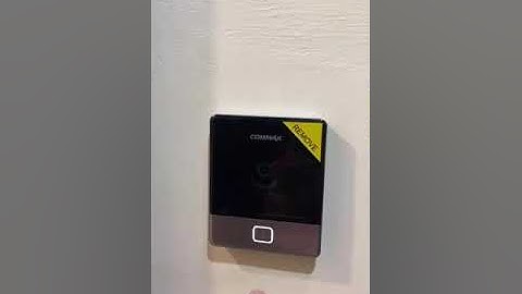 Chuông hình Commax CDV-70QT kết nối khóa cửa vân tay để mở cửa từ xa