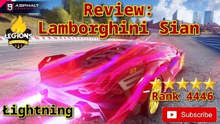 Asphalt 9 | Review: Lamborghini Sian FKP 37 (5* 4446 Rank)
