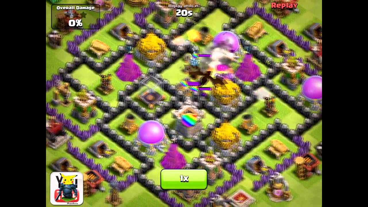 Clash of Clans [EPIC] Center Spawn Trap