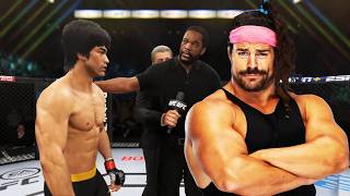 BRUCE LEE vs. Rick Boogs😱😮 (EA Sports UFC 4)